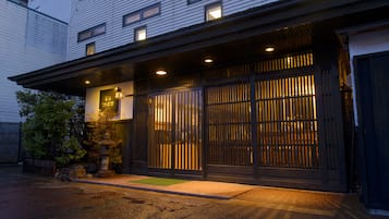 Front of property – evening/night