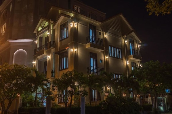 Front of property - evening/night - Lantern Villa (Da Nang)