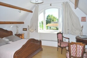 Individually decorated, individually furnished, desk, blackout drapes