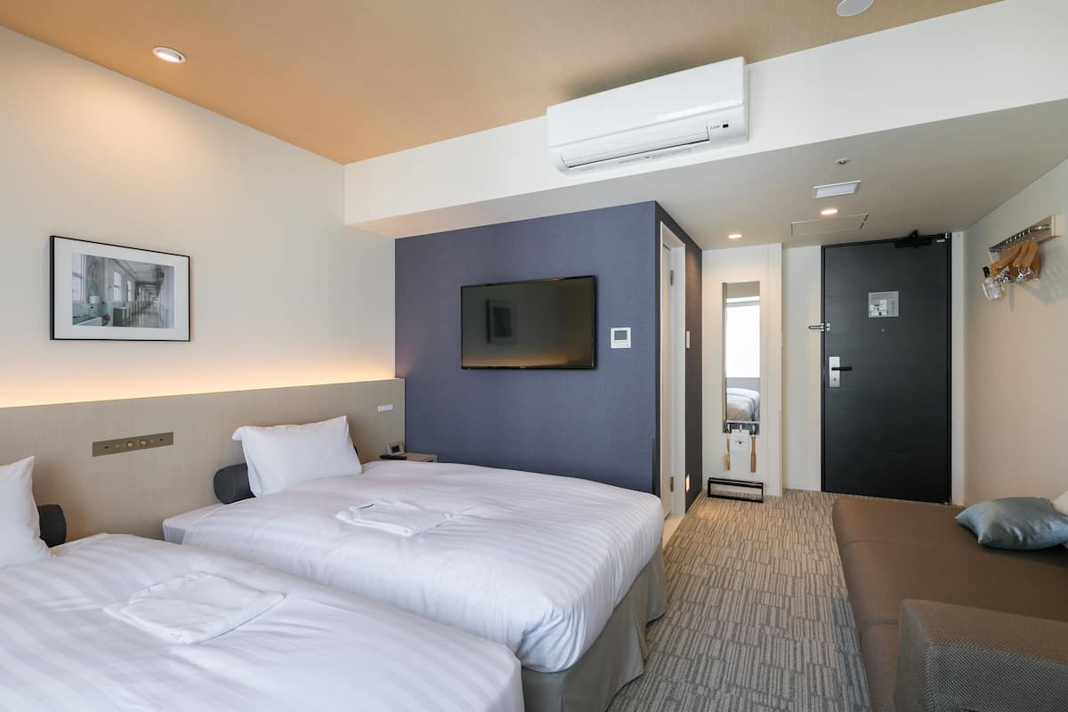 Twin kamer, niet-roken (Moderate) | Een kluis op de kamer, gratis wifi, beddengoed, rolstoeltoegankelijk
