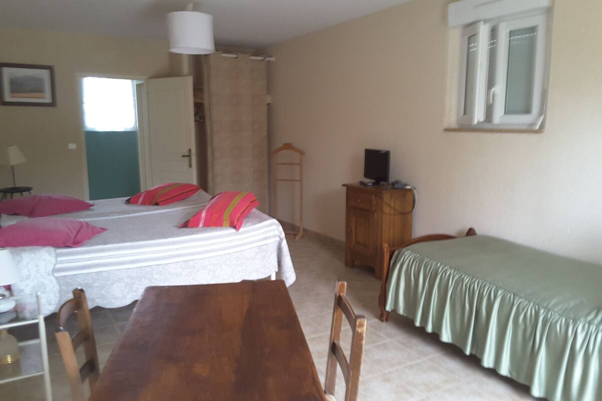 Habitación (3) | Escritorio, tabla de planchar con plancha, cunas gratuitas y wifi gratis