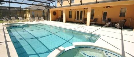 2 outdoor pools, pool umbrellas, sun loungers