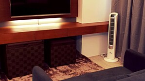 City Condo, Smoking, Refrigerator & Microwave | Room amenity - City Center Sleek Studio Deluxe (Bacolod)