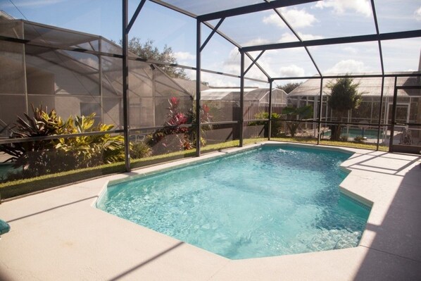 Family Villa, Private Pool, Garden Area | Outdoor pool | Seasonal outdoor pool, pool umbrellas, sun loungers