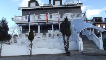 Majoituspaikan julkisivu