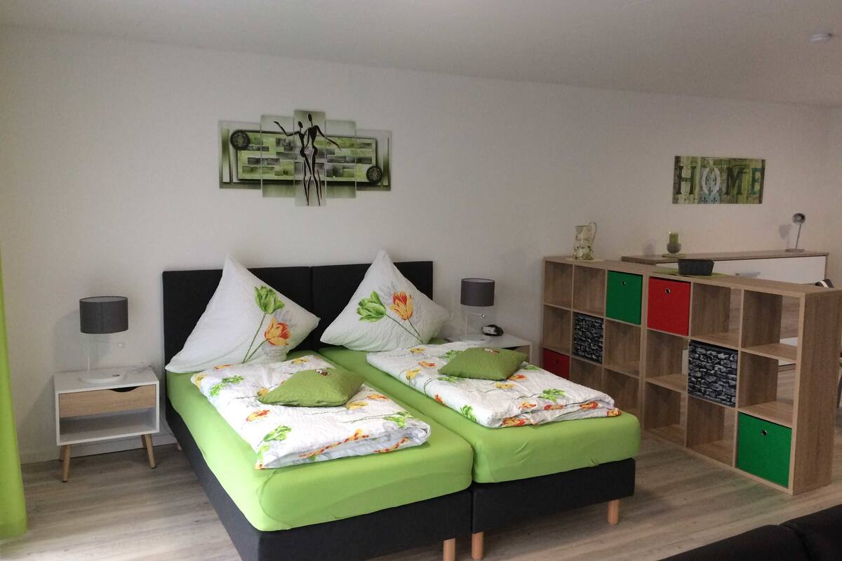 Studio, balcon (II) | Bureau, rideaux occultants, Wi-Fi gratuit, draps fournis