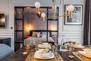 Exclusive Apartment | Private kitchen | Fridge, oven, stovetop, dishwasher