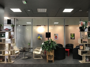 Lobby sitting area