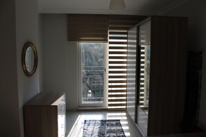Deluxe Condo, No: 21 / 1+1 Daire | Schreibtisch, schallisolierte Zimmer, Bügeleisen/Bügelbrett, Bettwäsche