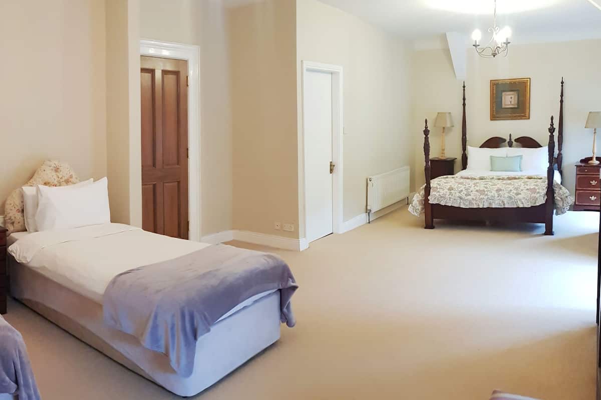 Premium bedding, iron/ironing board, free WiFi, bed sheets