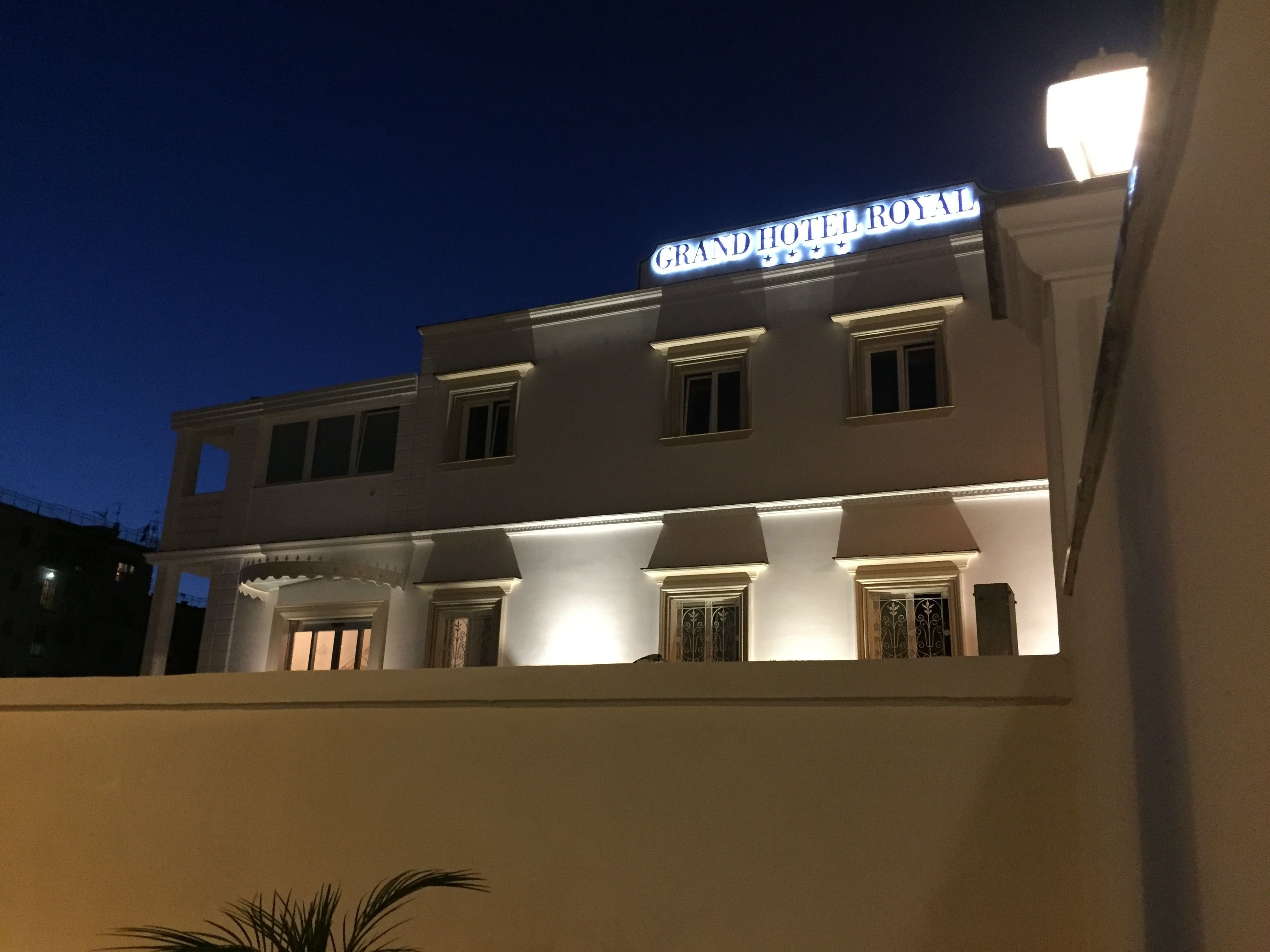 front of property – evening/night