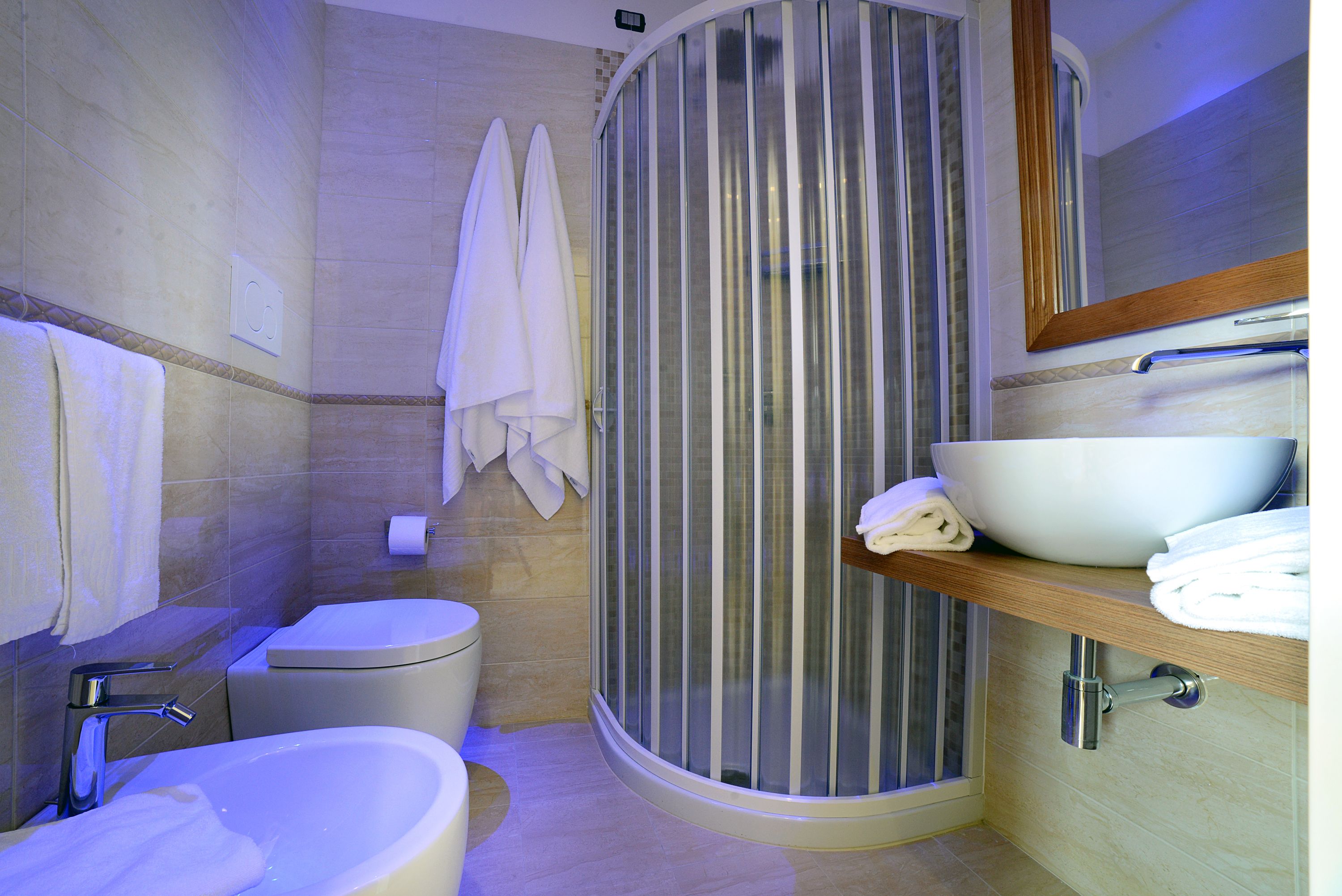 shower, rainfall showerhead, free toiletries, hair dryer