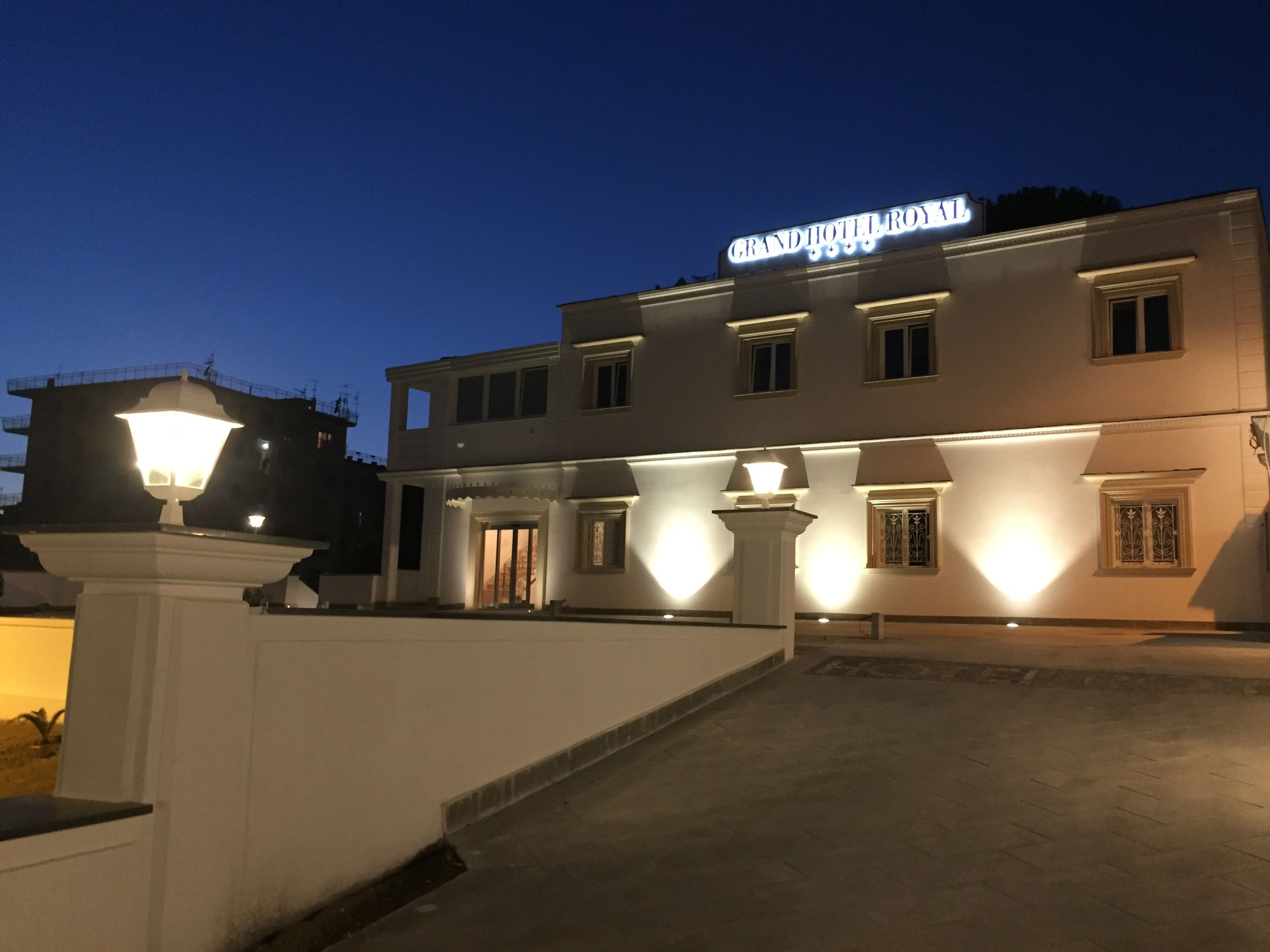 front of property – evening/night
