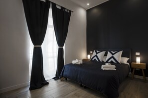Deluxe Quadruple Room, Balcony | Down comforters, memory foam beds, individually furnished, desk - Sant'Alfonso Bed and Breakfast (Naples)