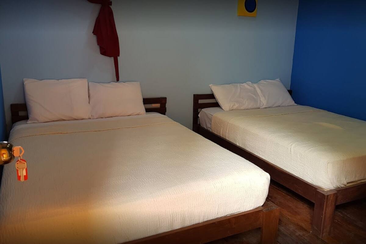 Quadruple Room, 2 Double Beds, Non Smoking | Bed sheets