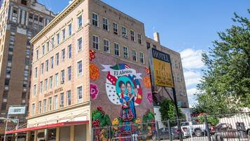 Majoituspaikan julkisivu