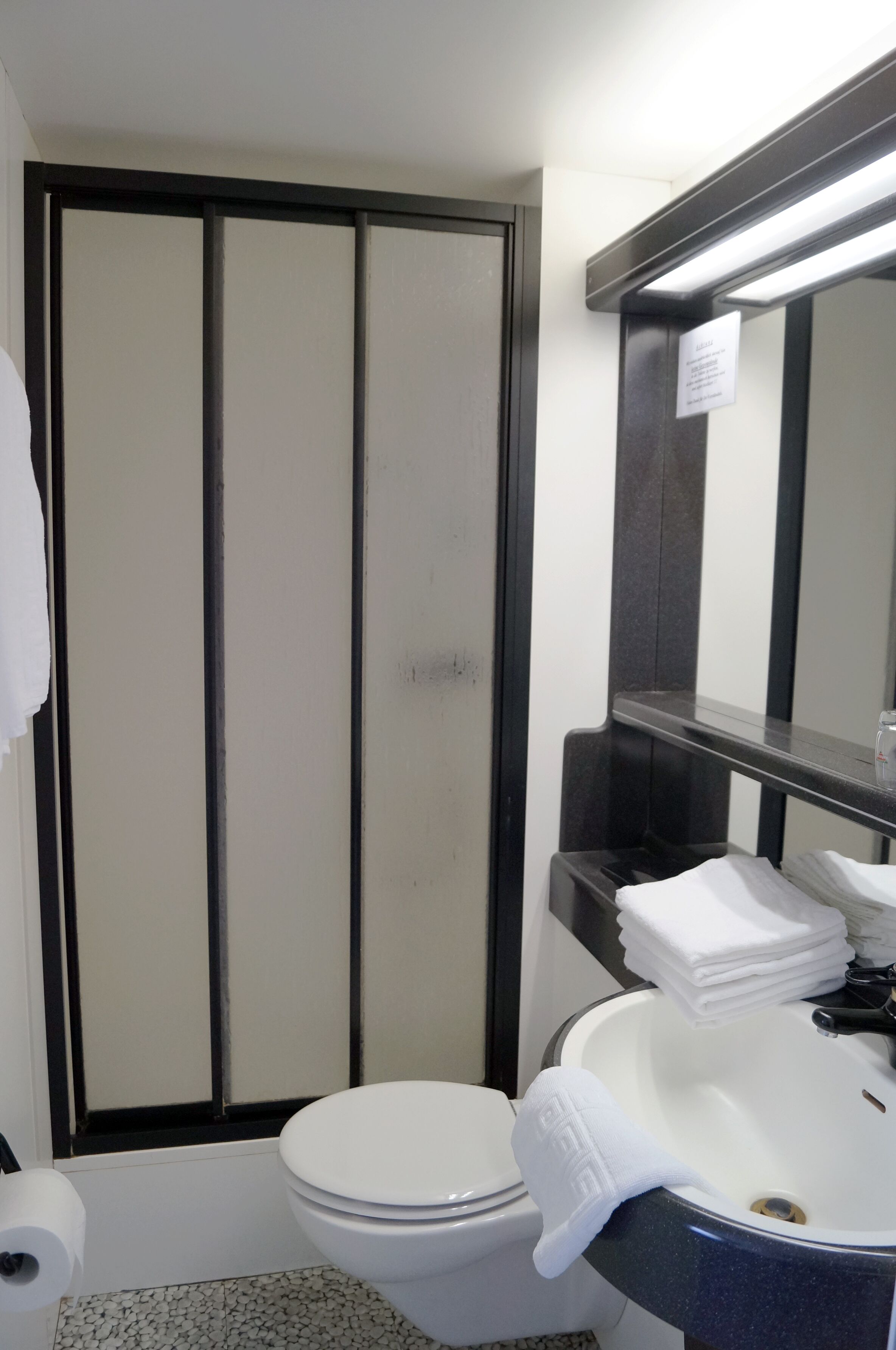 standard double or twin room, non smoking | bathroom | shower, free toiletries, towels