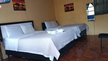 Classic Quadruple Room, Multiple Beds, Non Smoking | Desk, free rollaway beds, free WiFi, bed sheets