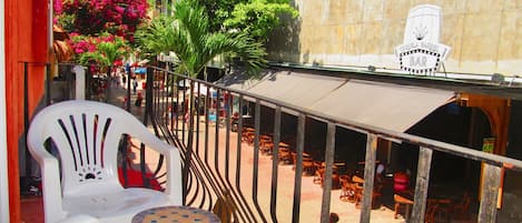 Economy-Apartment, 1 Doppelbett, Nichtraucher | Blick vom Balkon