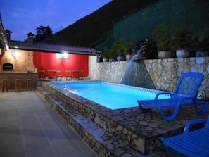 Outdoor pool - Pousada O Meu Canto (Santa Rita de Jacutinga)