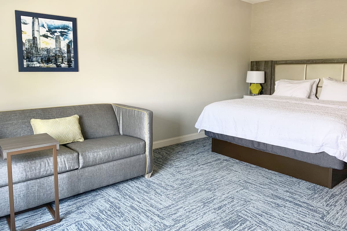 In-room safe, desk, blackout curtains, iron/ironing board