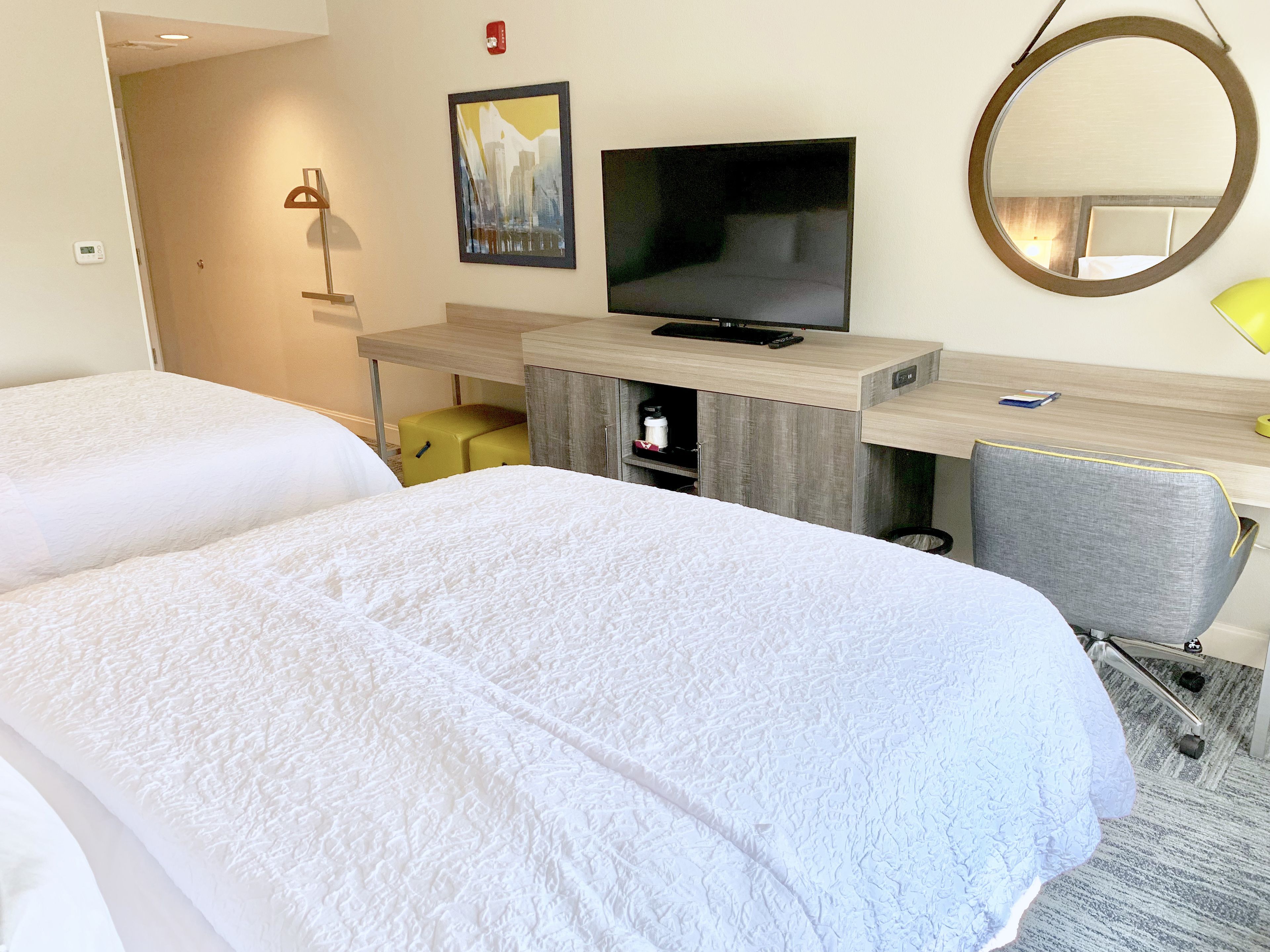 in-room safe, desk, blackout curtains, iron/ironing board