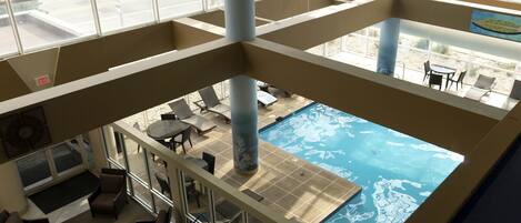 Indoor pool, a heated pool