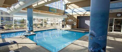 Indoor pool, a heated pool