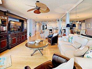 TV - Paget 403 Features Oceanside Views of Pool & Clubhouse (Pawleys Island)