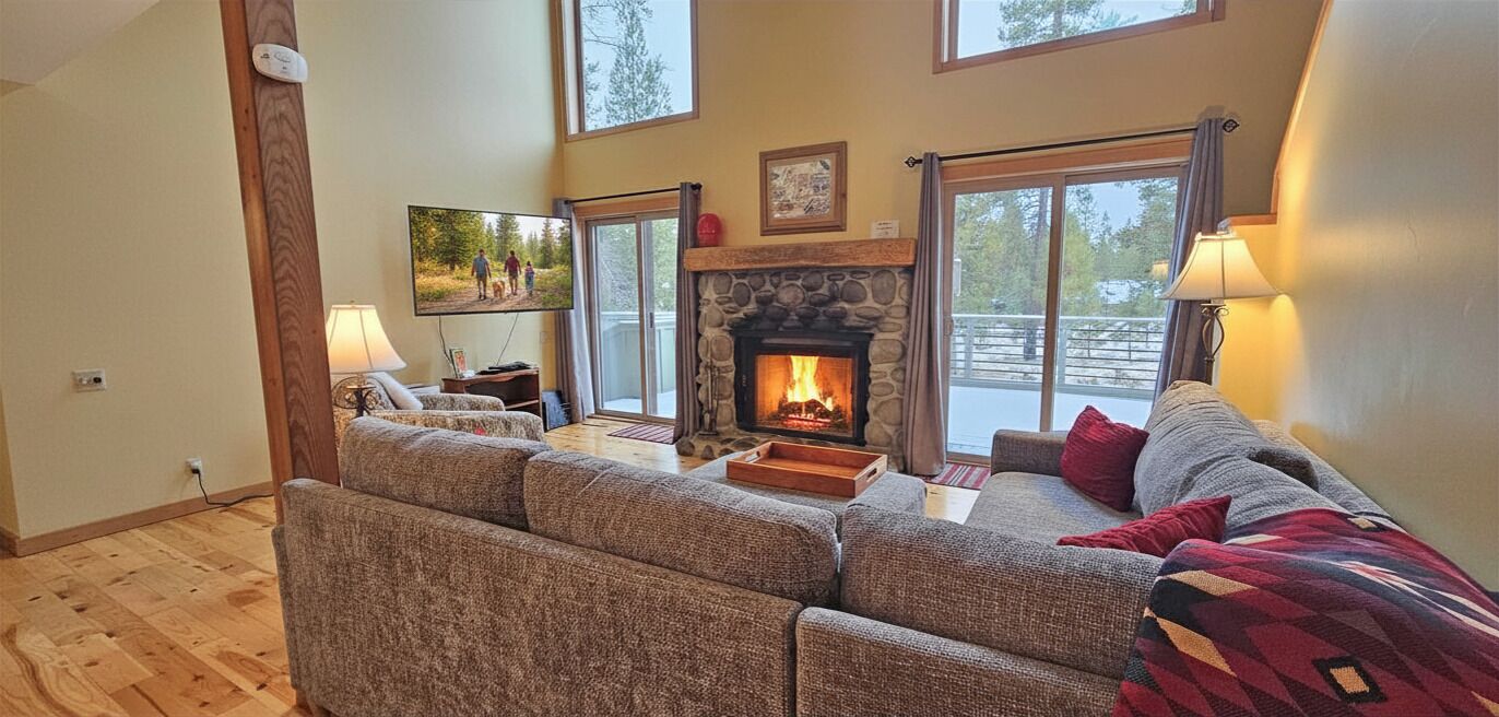 TV, fireplace, DVD player