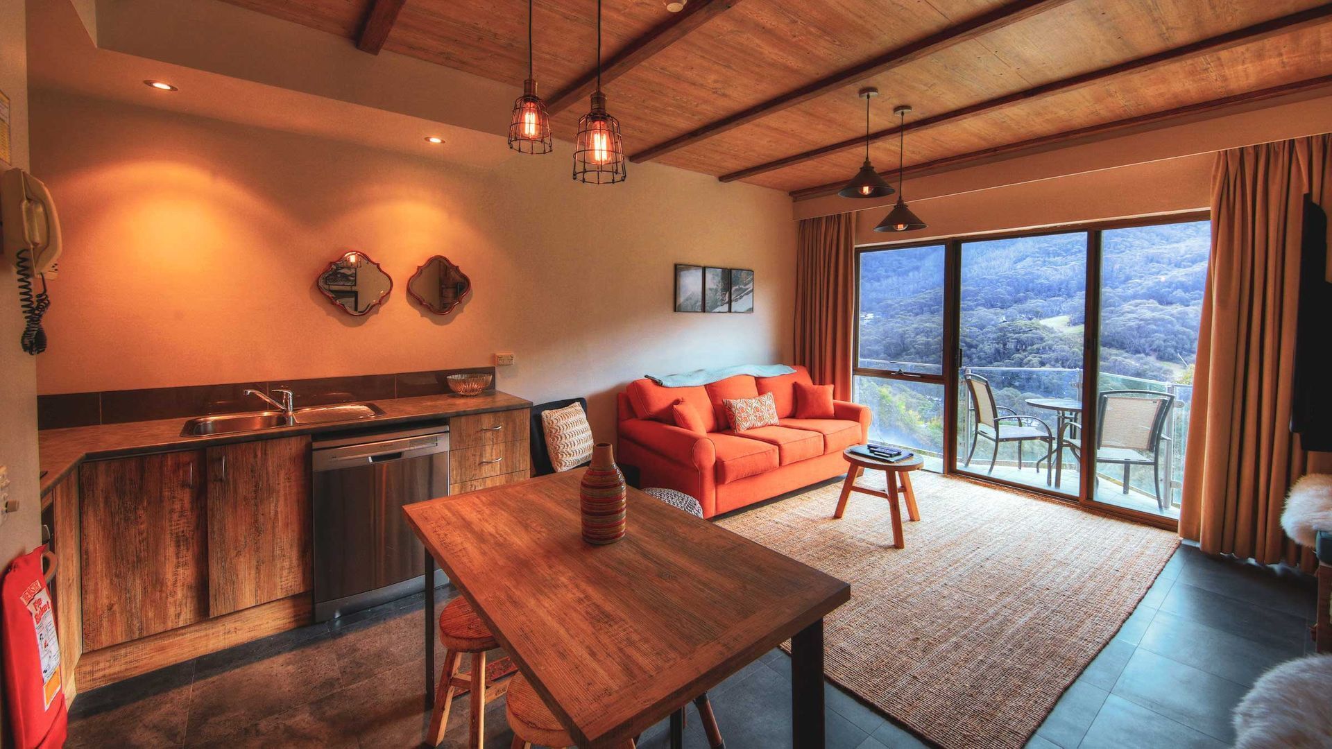 Lantern 20-Balcony Apartment, nestled in the Snowy Mountains.