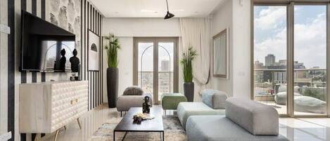 TV, books, offices