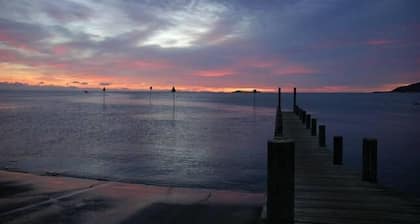 Retiro de la playa de las hermanas