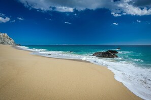 On the beach