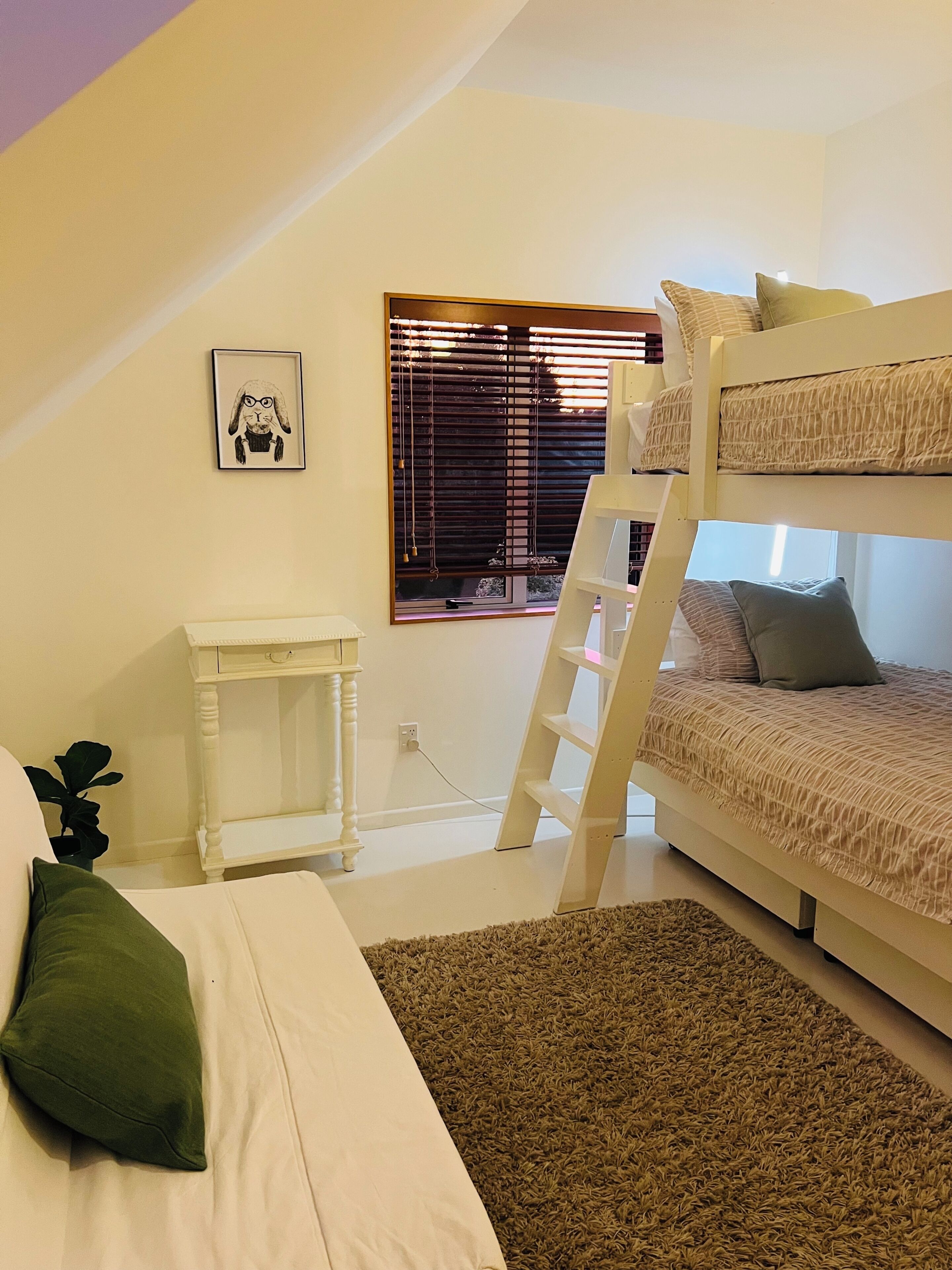 2 bedrooms, iron/ironing board, travel crib, free WiFi