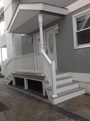 Exterior detail - 2nd Fl  Beachfront Panoramic Ocean Views sleeps 12 Pets (Ocean City)