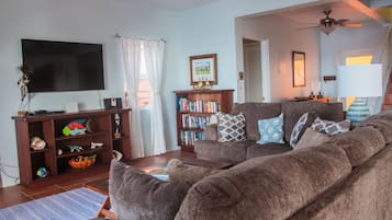Smart TV, books, music library