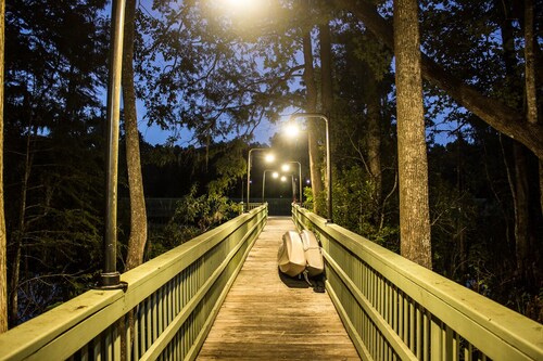 Secluded Waterfront Retreat With Private Dock                                   