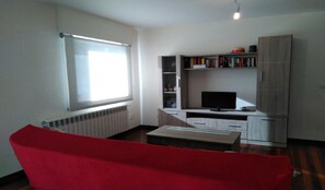 Een televisie en boeken