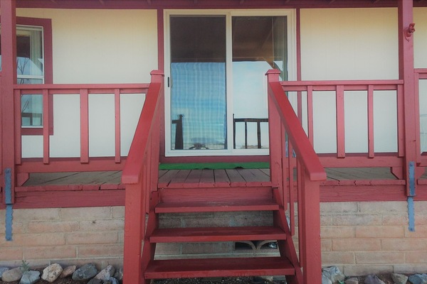 view of back porch