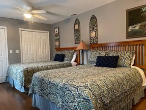 2 bedrooms, iron/ironing board, travel crib, free WiFi