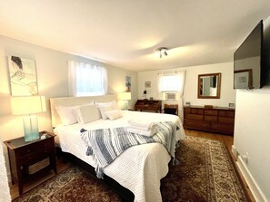 3 bedrooms, memory foam beds, desk, iron/ironing board - Dog-Friendly Oceanfront Getaway - Walk to Dining - Private Beach Access (Milford)