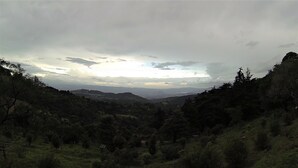 Vue sur le paysage depuis l’hébergement 