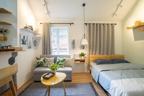 1 soverom, strykejern/-brett, wi-fi og sengetøy