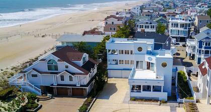 Beach Haven, LBI Luxury Home 3760 SqFt with 6 spectacular decks, 1 off the beach