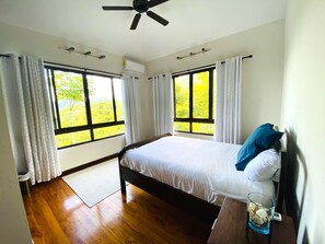 4 bedrooms, in-room safe, iron/ironing board, travel crib