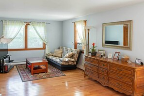 TV, fireplace, video game console, DVD player - Walk to Beach & Main St: Dog-Friendly Cape Cod Gem (West Yarmouth)