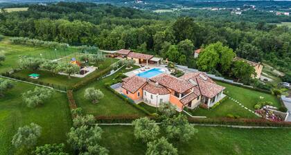 Villa GioAn mit privatem Spielplatz und Meerblick