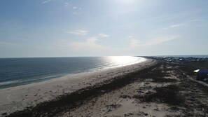 On the beach
