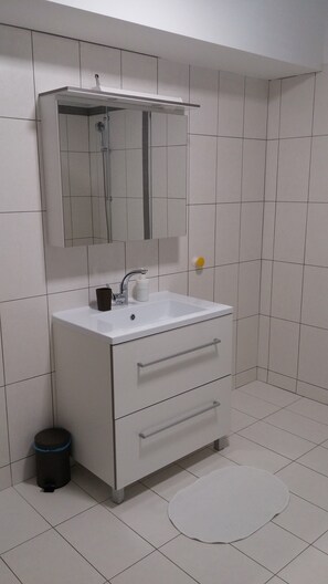 Free toiletries, hair dryer, towels, toilet paper